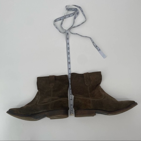 ZIGI SOHO CANNOLI LEATHER SUEDE SLIP ON ANKLE BOOTS WOMEN'S SIZE 9 - Picture 8 of 8